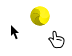 Minecraft Yellow Diamond Cursors preview