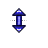 Vertical resize cursor