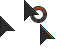 Dark Gray Orange StreetLight Edit Cursors preview
