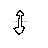 Vertical resize cursor