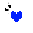 UNDERTALE Soul Cursor Diagonal 2 cursor