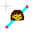 Undertale Frisk[Diagonal Resize 2] cursor