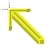 Yellow Alien Pickaxe cursor