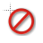 Unavailable cursor
