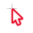 Opera GX Neon Red Cursors preview