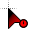 black and red - WIB cursor