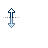 Vertical resize cursor
