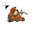 orange shaman running cursor