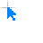 Blue cursor cursor