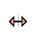 Horizontal resize cursor
