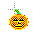 Scary pumpkin cursor