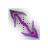 Purple Code Left Diag cursor