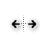 Horizontal resize cursor