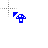Blue cursor cursor