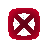Black and Red glow Nope cursor