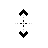 Vertical resize cursor