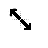 diagonal rezise 1 black and white cursor