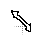 diaginal resize 1 cursor