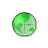 Cyberpunk Green Globe cursor