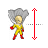 Vertical resize cursor