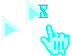 White and blue Cursors preview