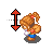 Vertical resize cursor