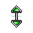 Vertical resize cursor