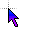 Tropical Deep blue mouse cursor
