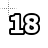 Number 18 cursor