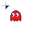 pac-man ghost red left cursor