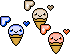 Kawaii Cute Sweet Pastel Rainbow Little Star Cursors preview