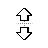 Vertical resize cursor