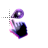 Black Neon Location cursor