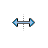 Horizontal resize cursor