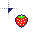 pac-man strawberry cursor cursor