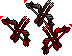 Animated Dark Bows Cursors preview