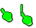 Green MapleStory Cursors preview
