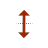Vertical resize cursor