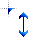 Vertical resize cursor