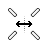 Horizontal resize cursor