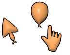 Inflated Cursors cursor preview