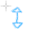 Vertical resize cursor