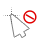 No cursor