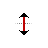 Vertical resize cursor
