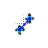 Blue Spinner Diagonal Resize 2 cursor