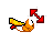 Red Koopa Diagonal Resize 1 cursor