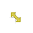 Yellow Diagonal Resize 1 cursor
