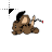 black shaman running cursor