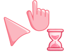 Pink Cursors preview