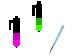 2 Korean Pens with 2 Normal Pens Cursors preview